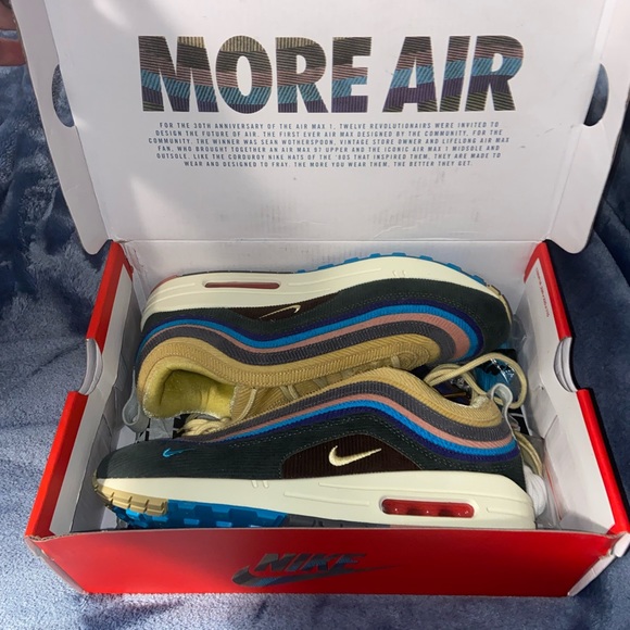 New Nike Air Max 1/97 Sean Wotherspoon size 9.5. Worn once around the house - Picture 7 of 12